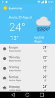 Hannover - Das Wetter poster