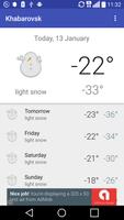 Khabarovsk, RU - weather পোস্টার