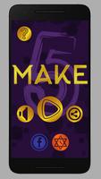 Free Block Puzzle Game Make 5 الملصق