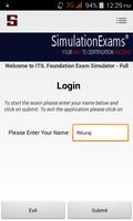 ITIL Foundation Exam Simulator Affiche