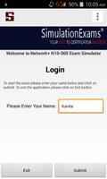 Sim-Ex Exam Sim for Network+ الملصق