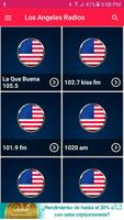 Estaciones de Radio de los Angeles California الملصق