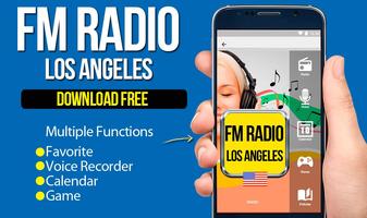 FM Radio Los Angeles California Plakat