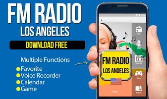 FM Radio Los Angeles California Affiche