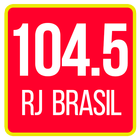 Radio fm 104.5 fm 104.5 fm rj radio 104.5 brasil 圖標