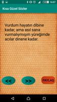 Kısa Güzel Sözler تصوير الشاشة 1