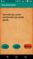 Kısa Güzel Sözler تصوير الشاشة 2