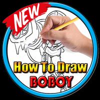 Poster How to draw boboboy