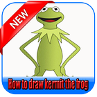 How to draw kermit the frog-icoon