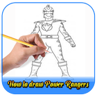 How to draw power rangers ícone