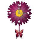 Flower pendulum clock lwp aplikacja