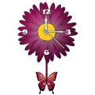 Flower pendulum clock lwp Zeichen