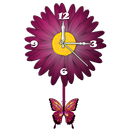 Flower pendulum clock lwp APK