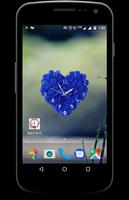 Heart clock live wallpaper free 海報