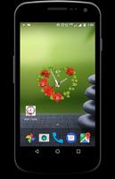 Heart clock live wallpaper free Ekran Görüntüsü 1