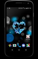 Heart clock live wallpaper free Ekran Görüntüsü 2