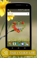 Daily clock live wallpaper اسکرین شاٹ 1