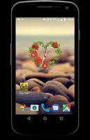 Rose clock live wallpaper imagem de tela 3