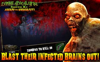 Zombie Apocalypse Survival Kit تصوير الشاشة 1