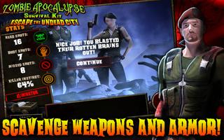 Zombie Apocalypse Survival Kit تصوير الشاشة 2