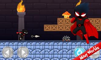 Stick Ninja Adventure World โปสเตอร์