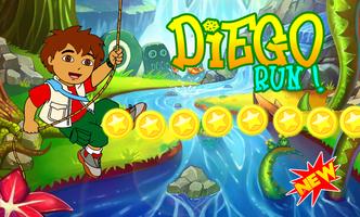 Diego Jungle Run Game - Free Poster