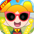 Super Power Girl Run Game icône