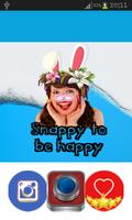 Snappy to be happy الملصق