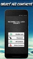 Incoming Calls Lock Privacy capture d'écran 1