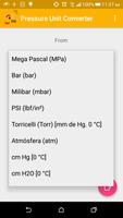 2 Schermata Pressure Unit Converter