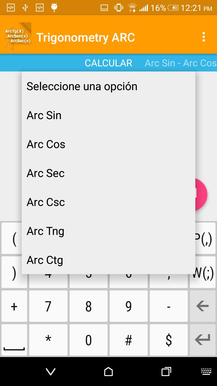 ArcSin ArcCos ArcTan APK für Android herunterladen