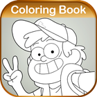 Coloring Book for Gravity-Fall icono