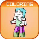 Coloring Game for Minecraft biểu tượng