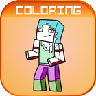 Coloring Game for Minecraft أيقونة