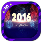 Happy New Year 2016 أيقونة