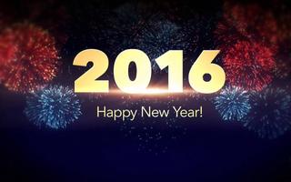 Happy New Year 2016 الملصق