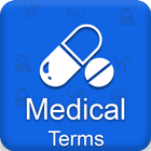 Medical dictionary and terms icône