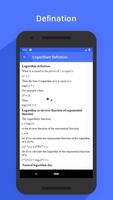 Logarithm calculator and Formu capture d'écran 1