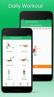 Daily Workout fitness app Affiche