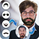 Men hair and bear style photo editor icon