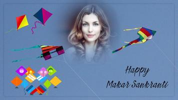 Makar Sankranti photo frame ed imagem de tela 2