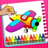 Airplane Coloring Book For Kids & Drawing Book