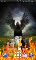 پوستر Angel of Death Fire Flames LWP