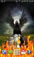 برنامه‌نما Angel of Death Fire Flames LWP عکس از صفحه