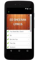 Ed Sheeran Music Lyrics syot layar 2