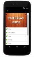 برنامه‌نما Ed Sheeran Music Lyrics عکس از صفحه