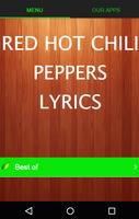 Red Hot Chili Peppers Lyrics Affiche