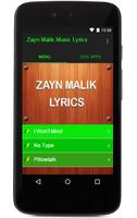 Zayn Malik Music Lyrics پوسٹر