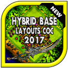 Hybrid Base Layouts Coc 2017 ícone