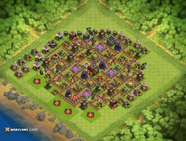 Hybrid Base Layouts Coc 2017 captura de pantalla 3